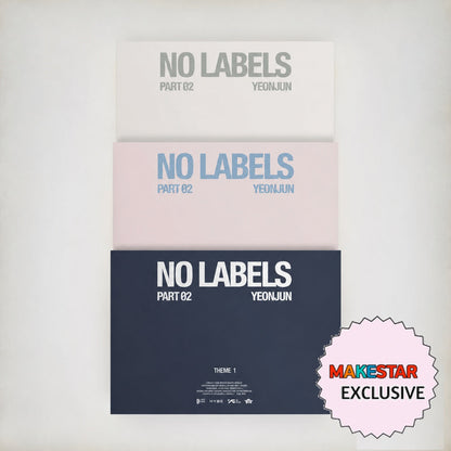 [MAKESTAR EXCLUSIVE] YEONJUN ALBUM [NO LABELS: PART 02/STANDARD VER.] cover with one MAKESTAR Exclusive badge