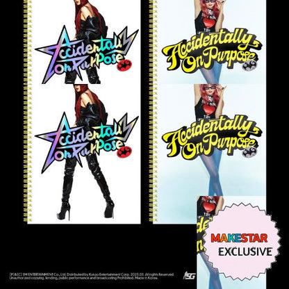[MAKESTAR EXCLUSIVE] SEULGI 2ND MINI ALBUM [ACCIDENTALLY ON PURPOSE/PHOTOBOOK Ver.] cover with one MAKESTAR Exclusive badge