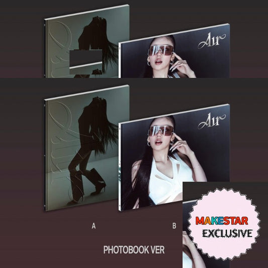 [MAKESTAR EXCLUSIVE] YEJI  ALBUM [AIR/PHOTOBOOK Ver.] cover with one MAKESTAR Exclusive badge