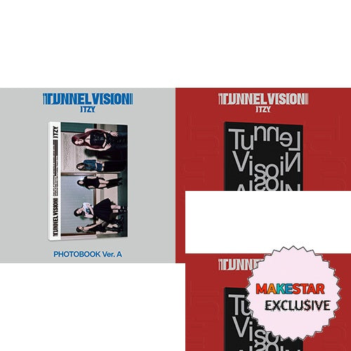 [MAKESTAR EXCLUSIVE] ITZY 11TH MINI ALBUM [TUNNEL VISION/STANDARD VER.] cover with one MAKESTAR Exclusive badge