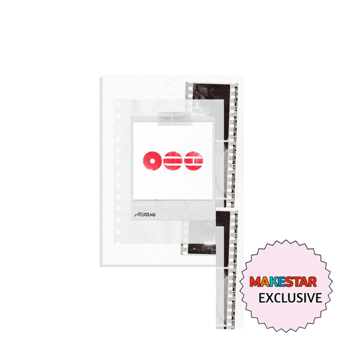 [MAKESTAR EXCLUSIVE] BTS Album [ARIRANG / Weverse Albums ver.] cover with one MAKESTAR Exclusive badge