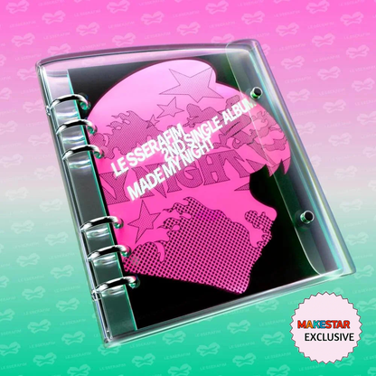 [PRE-ORDER] [MAKESTAR EXCLUSIVE] LE SSERAFIM - 2nd Single Album [Made My Night] (CHEMICAL NIGHT Ver.) cover with standardized MAKESTAR Exclusive badge
