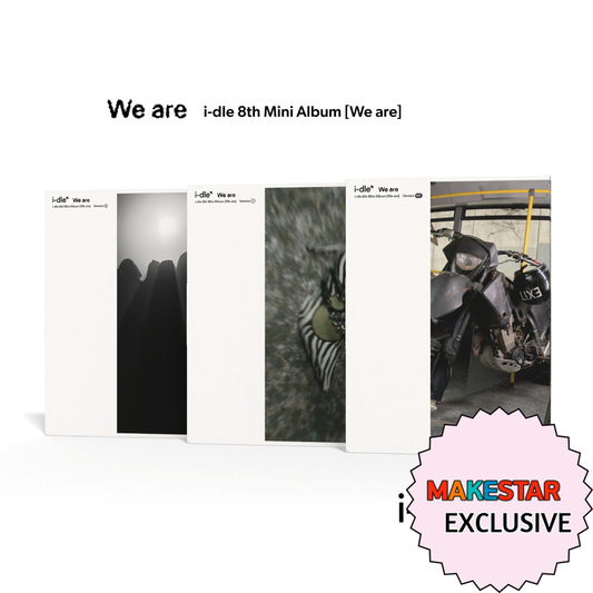 [MAKESTAR EXCLUSIVE] (G)I-DLE 8TH MINI ALBUM [WE ARE/Standard VER.]