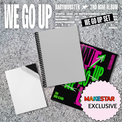 [PRE-ORDER] [MAKESTAR EXCLUSIVE] BABYMONSTER 2ND MINI ALBUM [WE GO UP/STANDARD VER.]