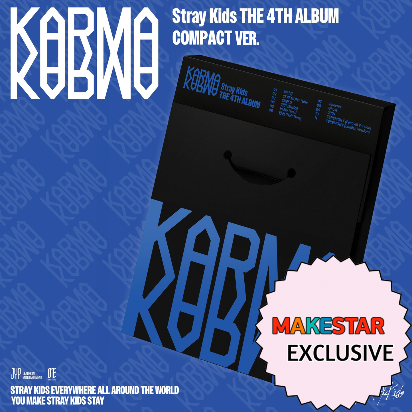 [MAKESTAR EXCLUSIVE] STRAY KIDS 4TH FULL ALBUM [KARMA/COMPACT VER.]