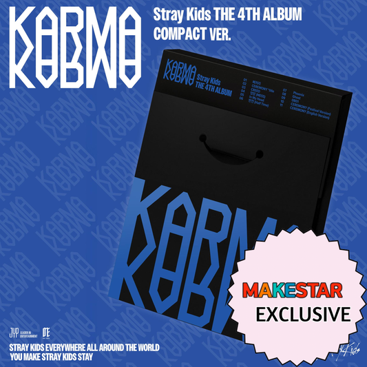 [PRE-ORDER] [MAKESTAR EXCLUSIVE] STRAY KIDS 4TH FULL ALBUM [KARMA/COMPACT VER.]