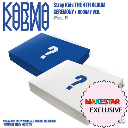[PRE-ORDER] [MAKESTAR EXCLUSIVE] STRAY KIDS 4TH FULL ALBUM [KARMA/STANDARD VER.]