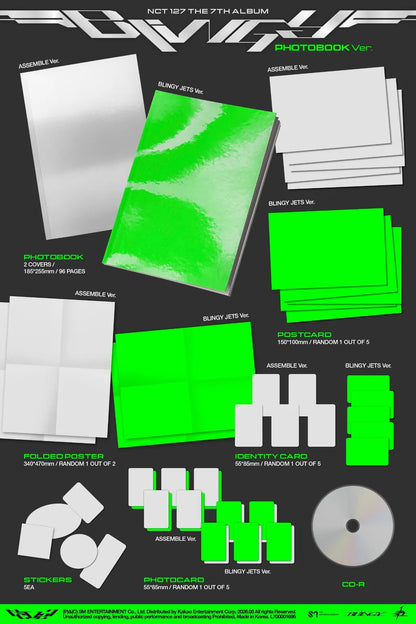 NCT 127 BLINGY Photobook Version inclusions