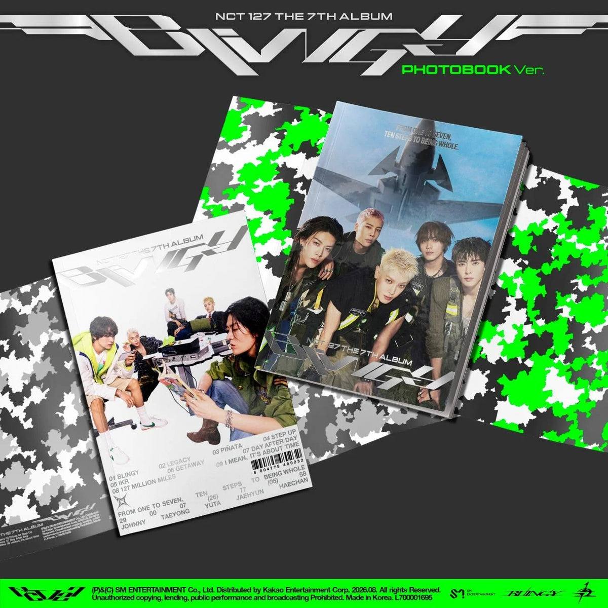 NCT 127 The 7th Album BLINGY Photobook Ver.