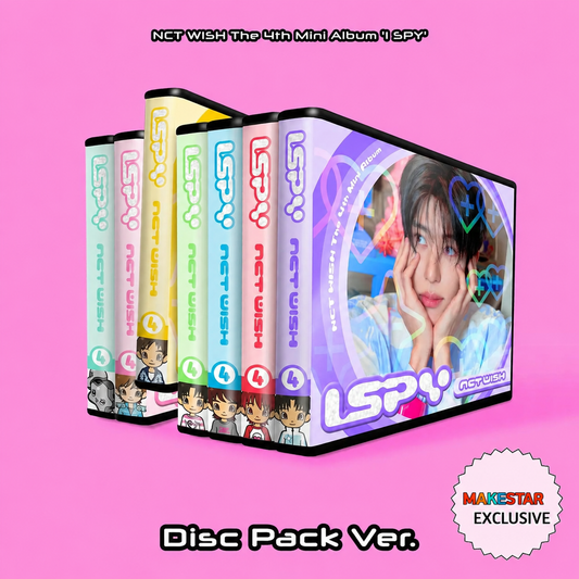 NCT WISH I SPY Disc Pack with MAKESTAR Exclusive badge