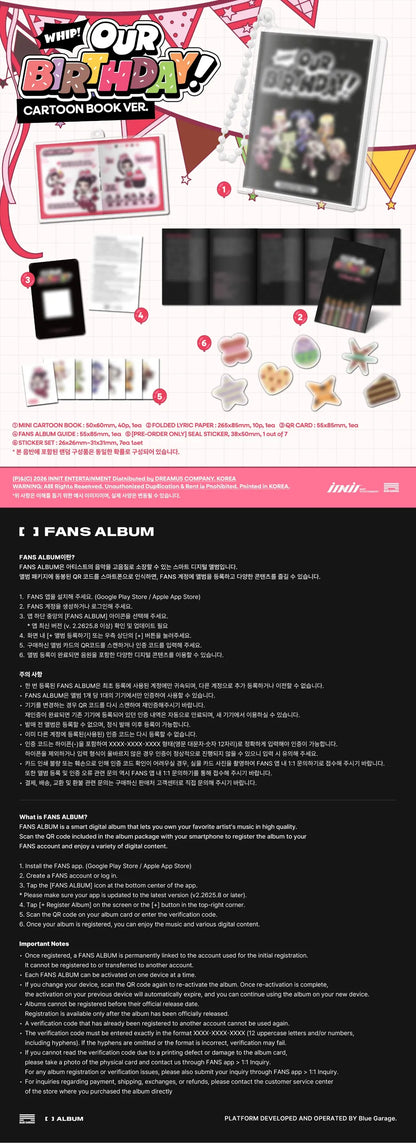 OURBIRTHDAY Cartoon Book Ver. FANS Album details