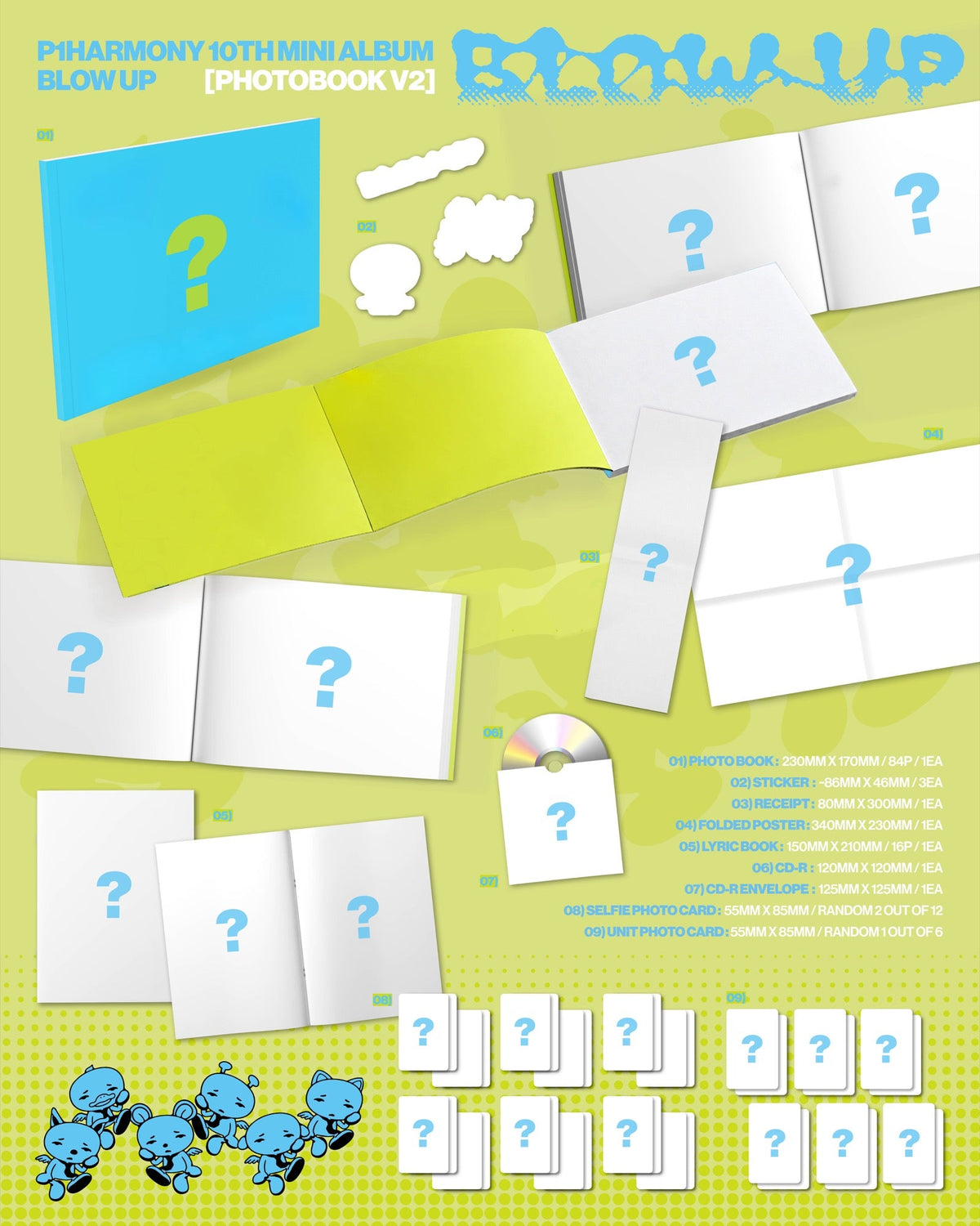 P1Harmony BLOW UP V2 contents