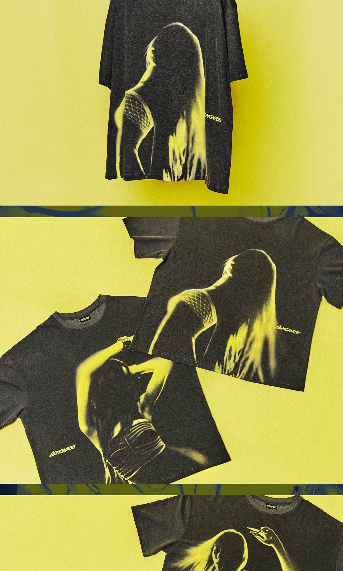 [PRE-ORDER] AESPA - MAKE IT LEMONADE OFFICAL MD [T-SHIRT SET LEMONADE ver.]