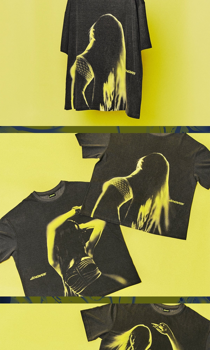 [PRE-ORDER] AESPA - MAKE IT LEMONADE OFFICAL MD [T-SHIRT SET LEMONADE ver.]