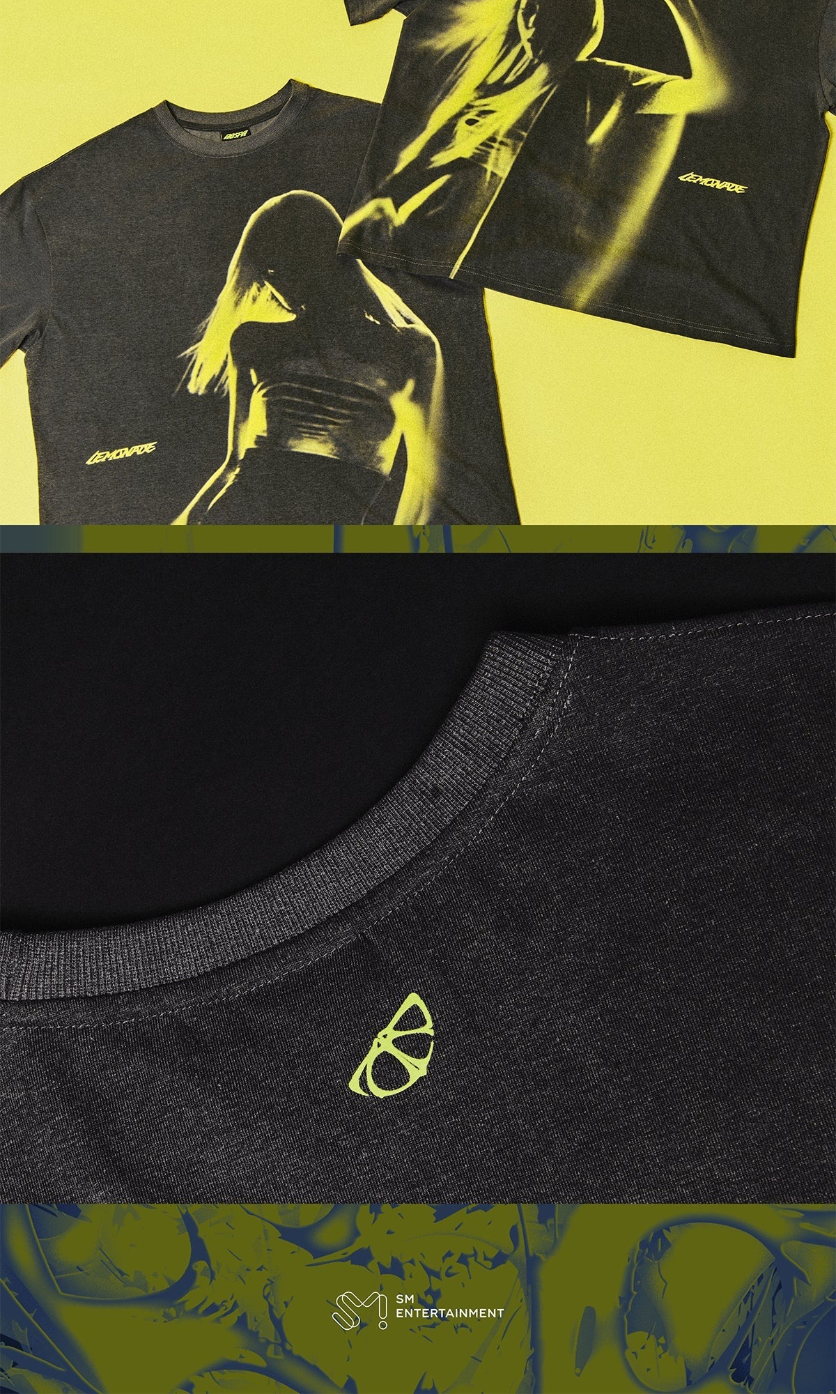 [PRE-ORDER] AESPA - MAKE IT LEMONADE OFFICAL MD [T-SHIRT SET LEMONADE ver.]