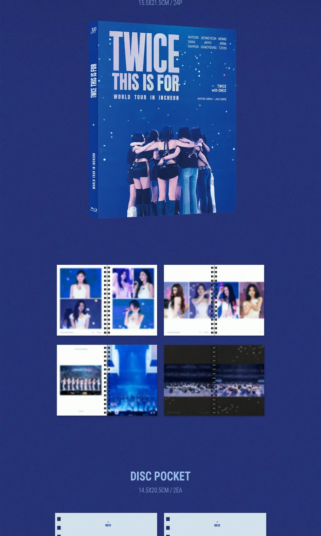 [PRE-ORDER] TWICE [THIS IS FOR] WORLD TOUR IN INCHEON Blu-ray