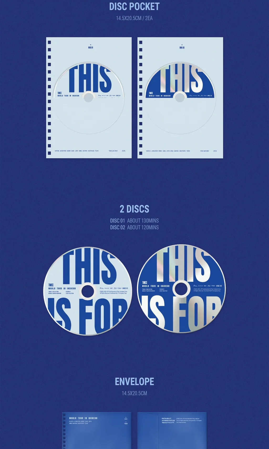 [PRE-ORDER] TWICE [THIS IS FOR] WORLD TOUR IN INCHEON Blu-ray