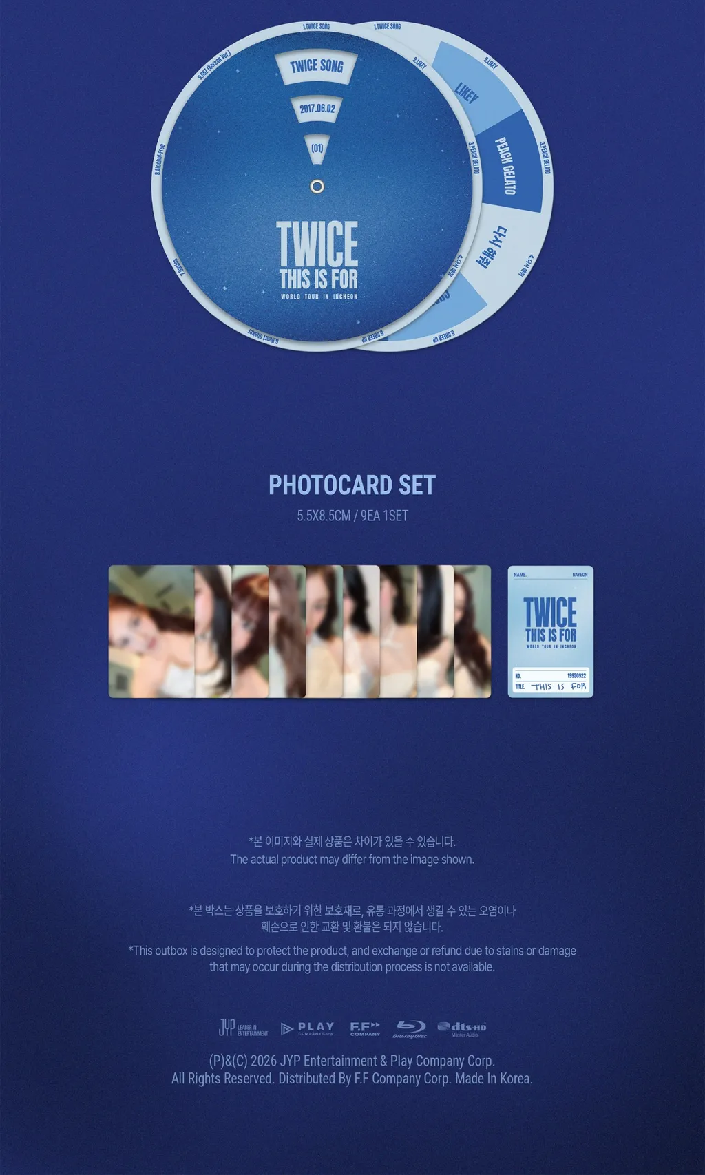 [PRE-ORDER] TWICE [THIS IS FOR] WORLD TOUR IN INCHEON Blu-ray