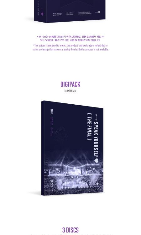 BTS WORLD TOUR [LOVE YOURSELF:SPEAK YOURSELF THE FINAL/BLU-RAY]