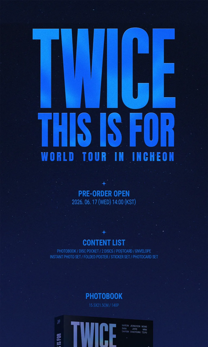 [PRE-ORDER] TWICE [THIS IS FOR] WORLD TOUR IN INCHEON DVD