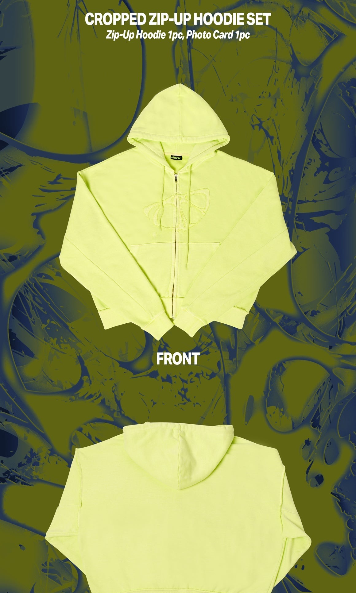 [PRE-ORDER] AESPA - MAKE IT LEMONADE OFFICAL MD [CROP ZIP-UP HOODIE SET]