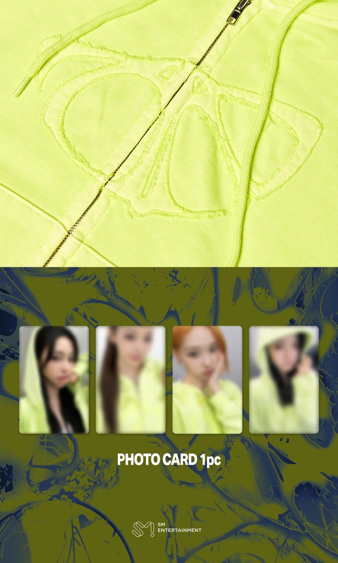 [PRE-ORDER] AESPA - MAKE IT LEMONADE OFFICAL MD [CROP ZIP-UP HOODIE SET]