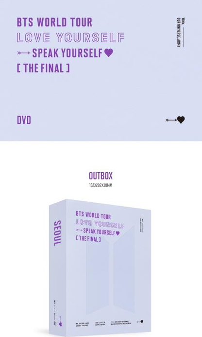 BTS WORLD TOUR [LOVE YOURSELF:SPEAK YOURSELF THE FINAL/DVD]