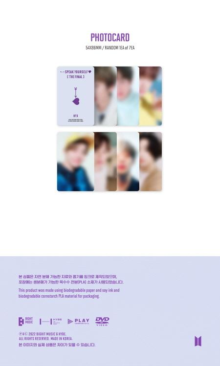 BTS WORLD TOUR [LOVE YOURSELF:SPEAK YOURSELF THE FINAL/DVD]