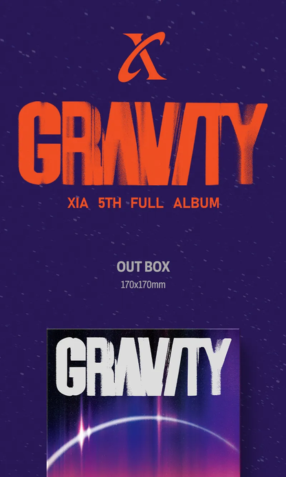[PRE-ORDER] XIA 5th FULL ALBUM [GRAVITY/Solar (Limited Edition)Ver.]