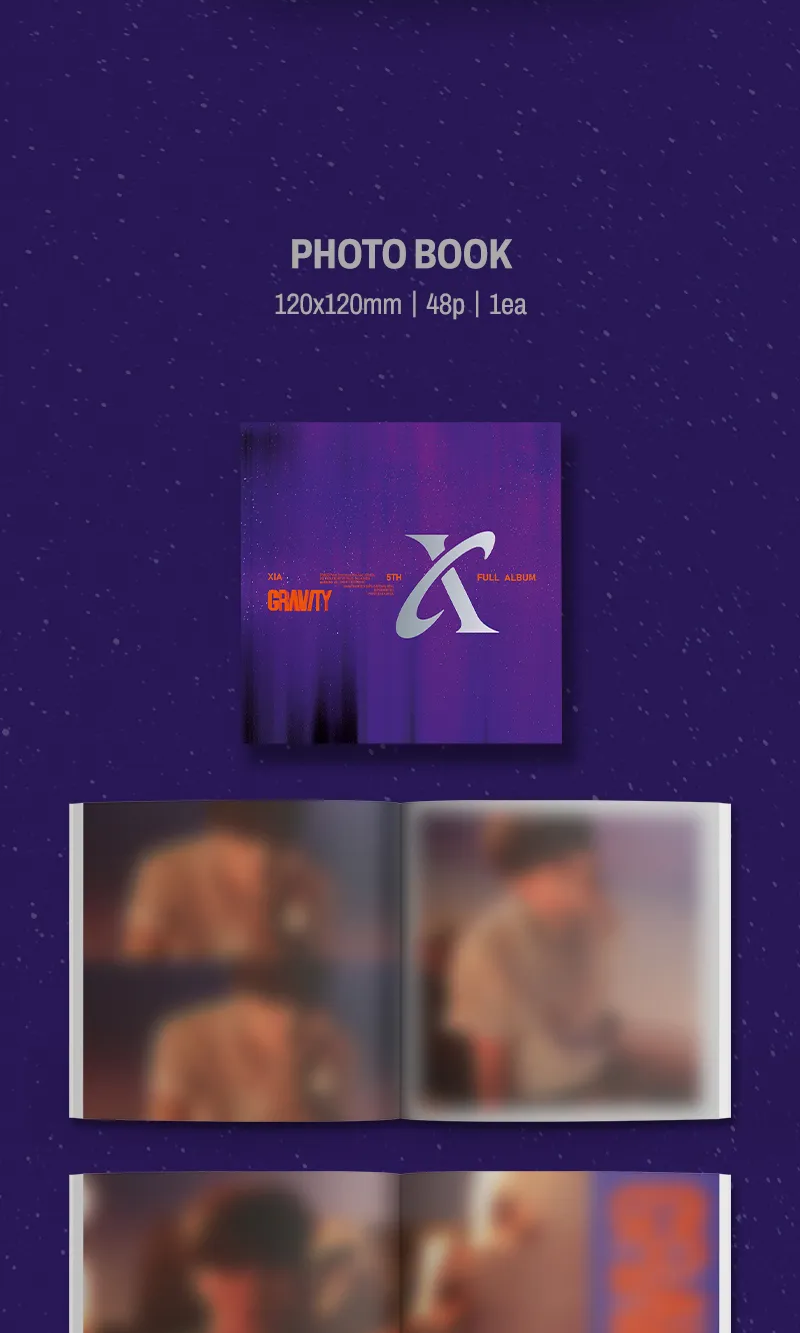 [PRE-ORDER] XIA 5th FULL ALBUM [GRAVITY/Solar (Limited Edition)Ver.]