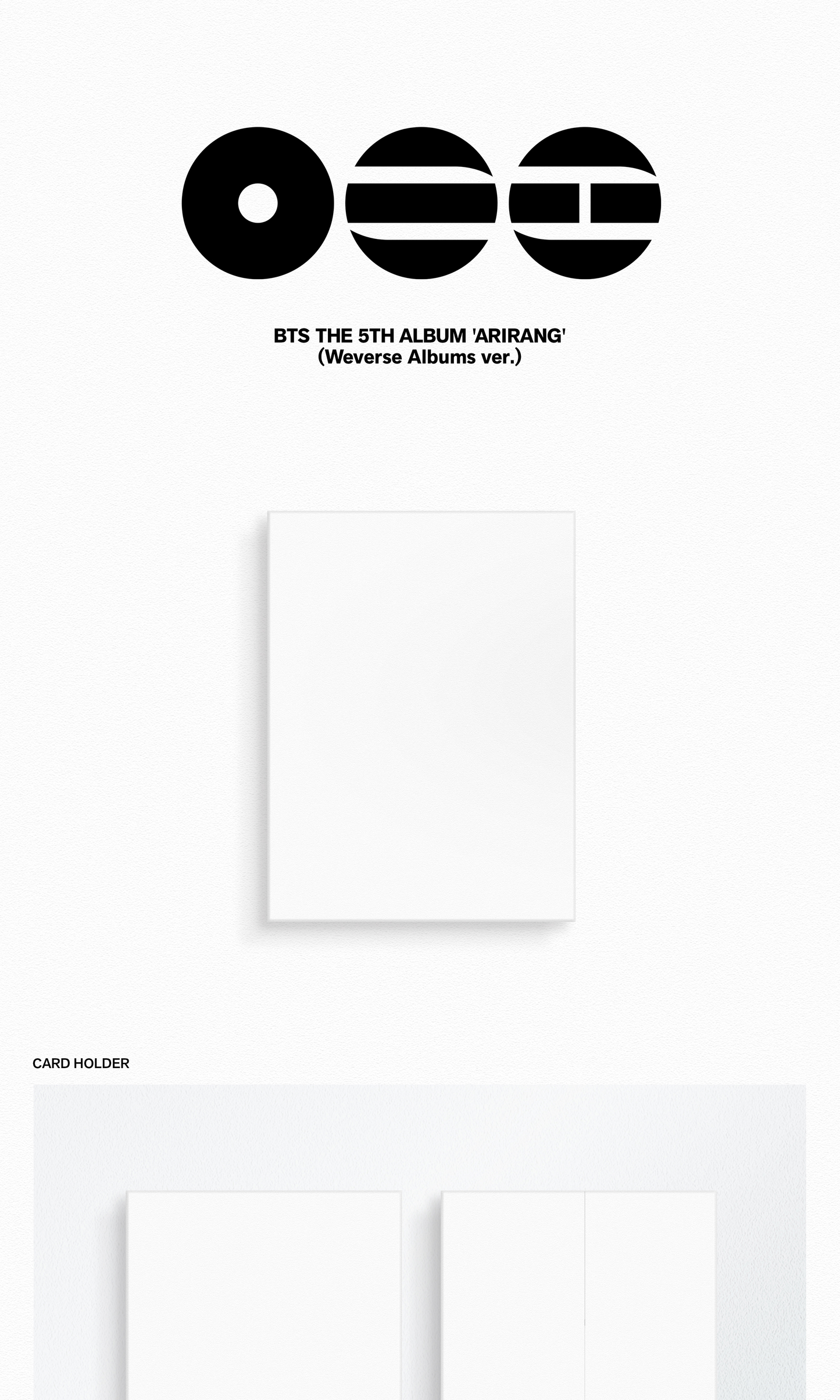 [PRE-ORDER] BTS Album [ARIRANG / Weverse Albums ver.]