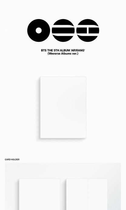 [PRE-ORDER] BTS Album [ARIRANG / Weverse Albums ver.]