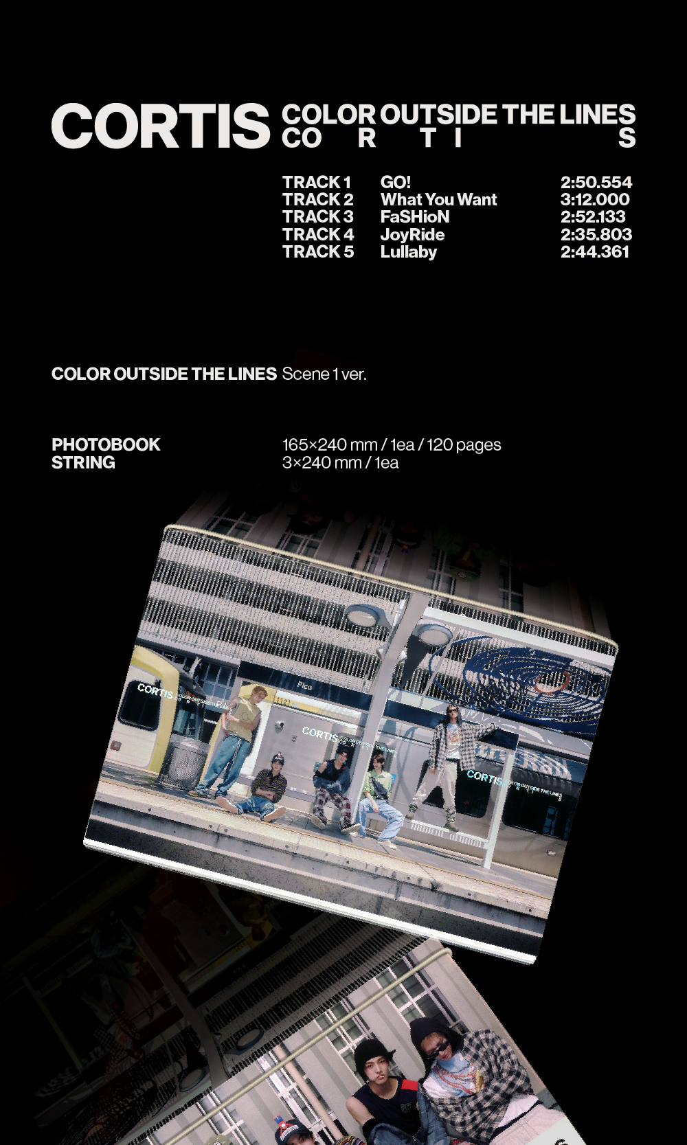 [MAKESTAR EXCLUSIVE] CORTIS THE 1ST EP ALBUM [COLOR OUTSIDE THE LINES/STANDARD VER.] product image