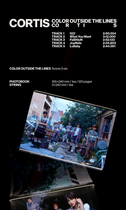 [MAKESTAR EXCLUSIVE] CORTIS THE 1ST EP ALBUM [COLOR OUTSIDE THE LINES/STANDARD VER.] product image