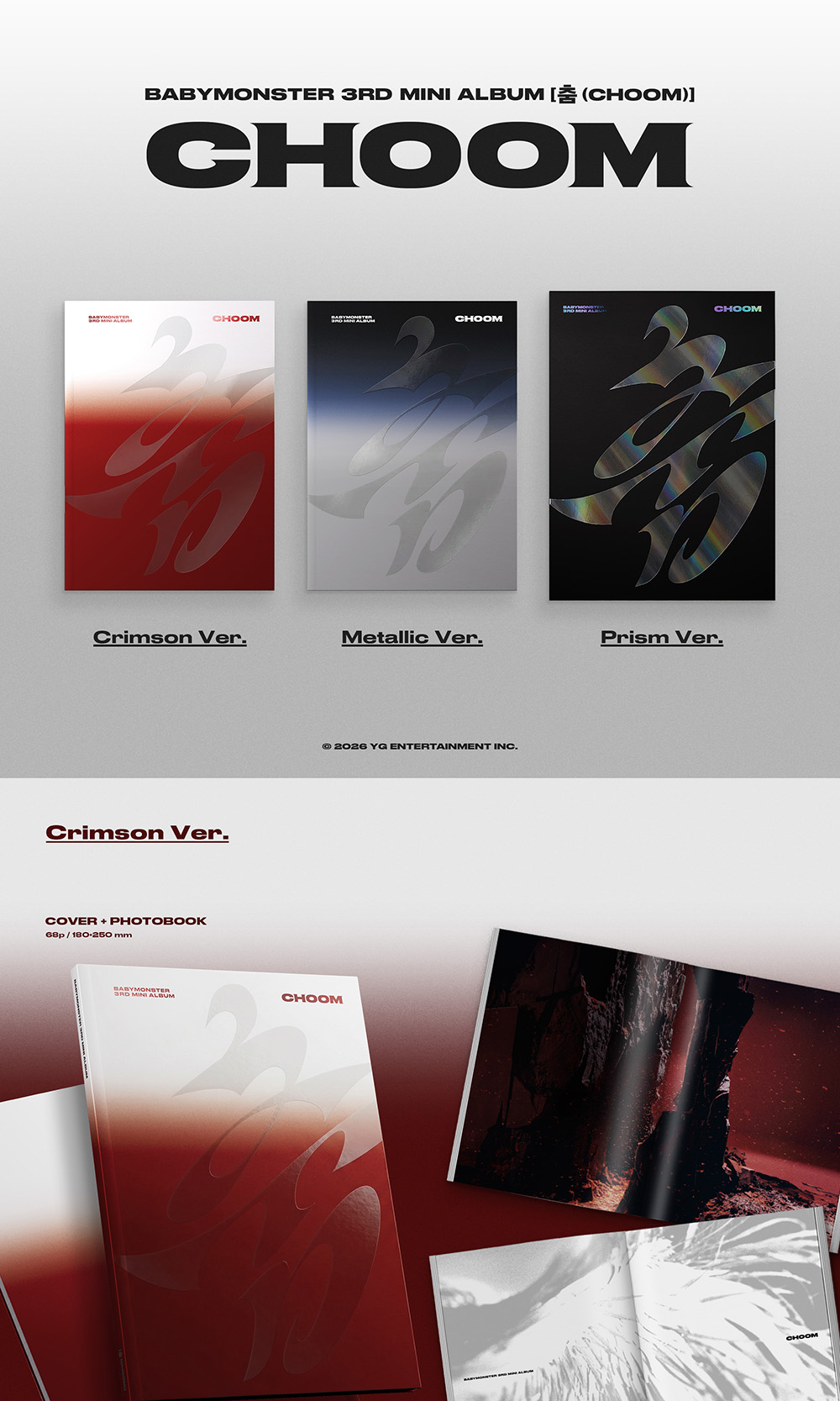 BABYMONSTER 3RD MINI ALBUM [CHOOM/Standard Ver.]