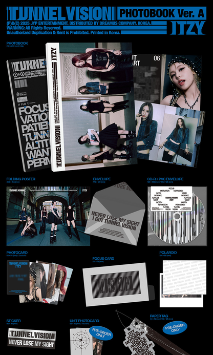 ITZY 11TH MINI ALBUM [TUNNEL VISION/STANDARD VER.]