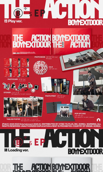 BOYNEXTDOOR 5TH EP ALBUM [THE ACTION/STANDARD VER.]