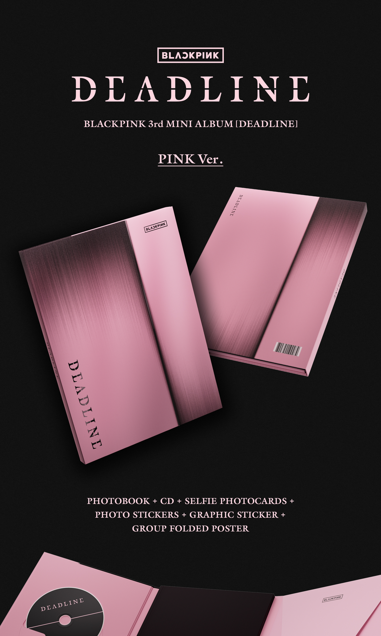 [PRE-ORDER] BLACKPINK 3rd MINI ALBUM [DEADLINE/STANDARD Ver.]