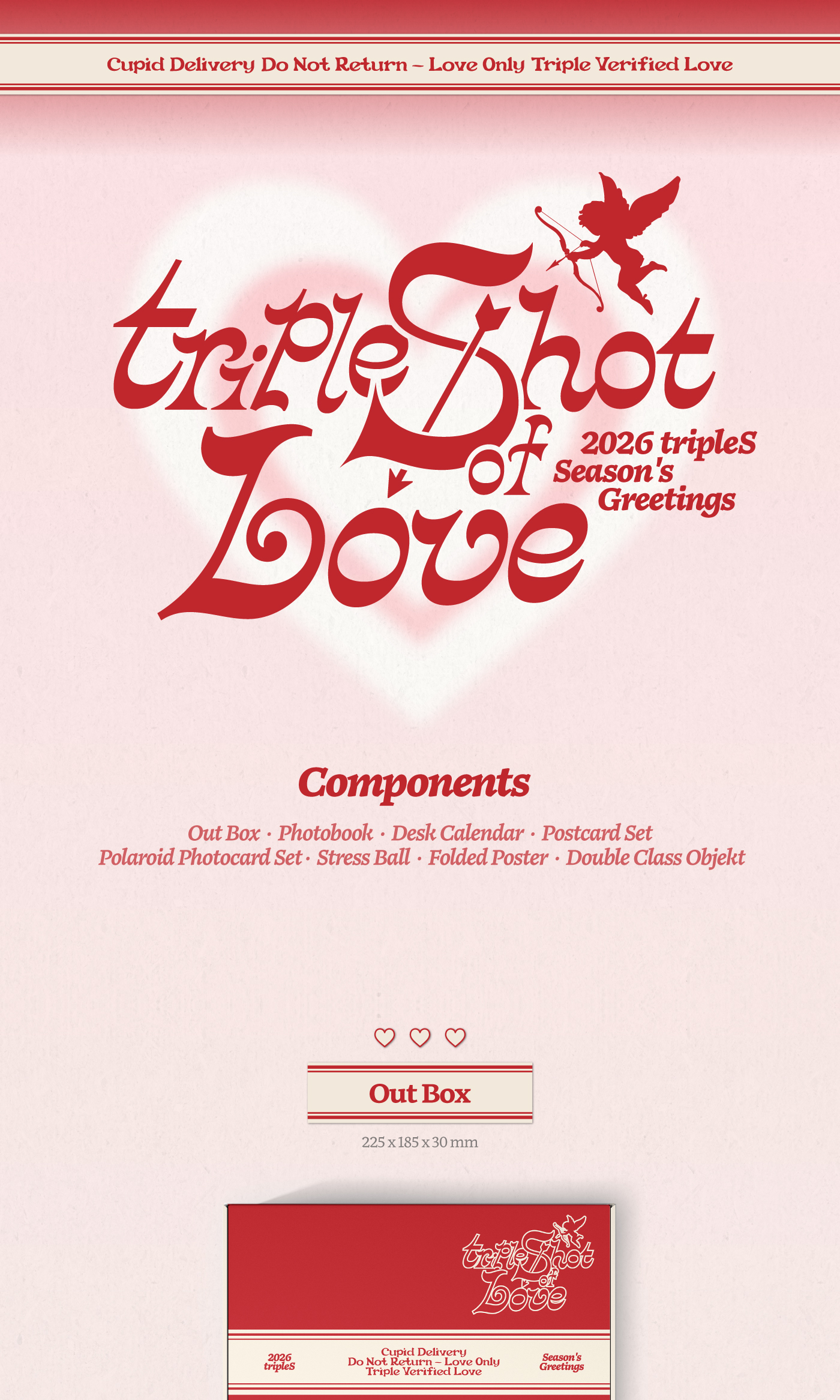 [PRE-ORDER] tripleS 2026 Season’s Greetings [tripleShot of Love]