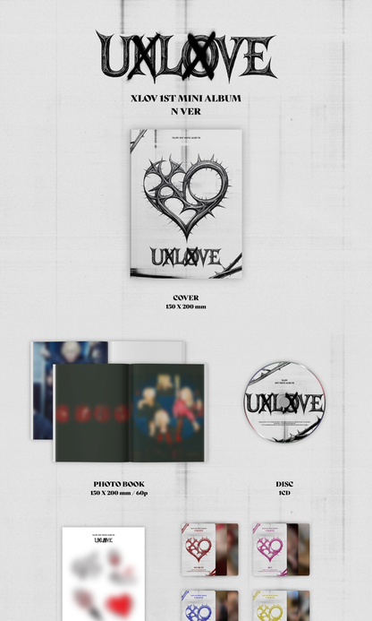 [PRE-ORDER] XLOV 1ST MINI ALBUM [UXLXVE]