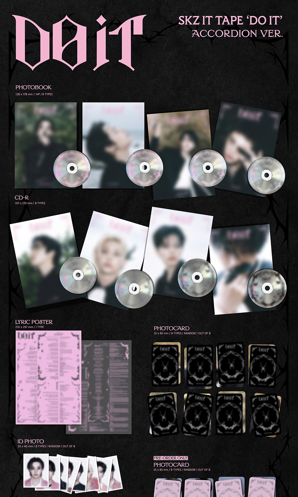 [PRE-ORDER] STRAY KIDS ALBUM [DO IT/ACCORDION VER.]