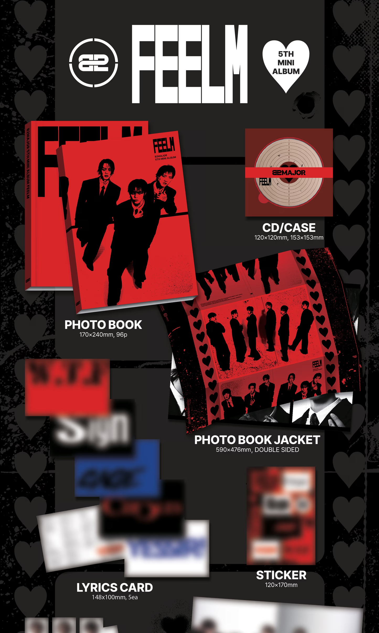 82MAJOR 5TH MINI ALBUM [FEELM/PHOTOBOOK ver.]