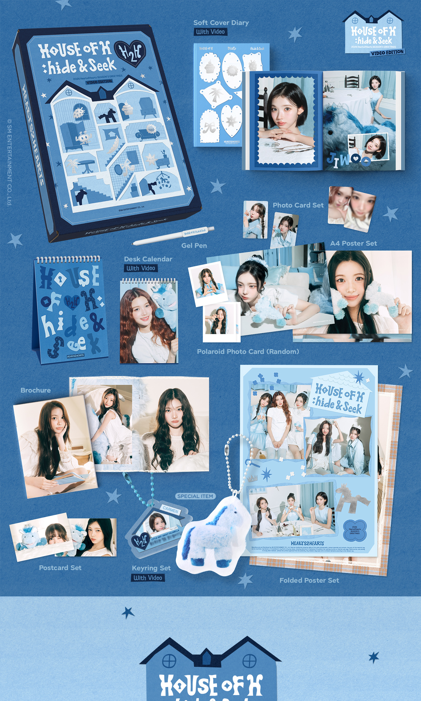 [PRE-ORDER] HEARTS2HEARTS - 2026 SEASON'S GREETINGS (VIDEO EDITION)