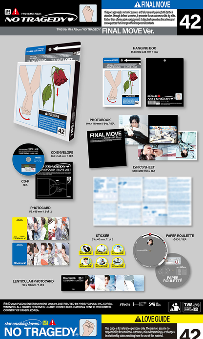 [PRE-ORDER] TWS 5th Mini Album [NO TRAGEDY/Standard Ver.]