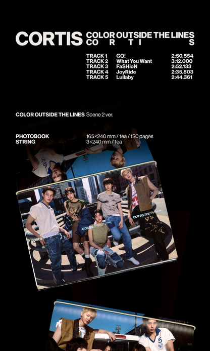 [MAKESTAR EXCLUSIVE] CORTIS THE 1ST EP ALBUM [COLOR OUTSIDE THE LINES/STANDARD VER.] product image