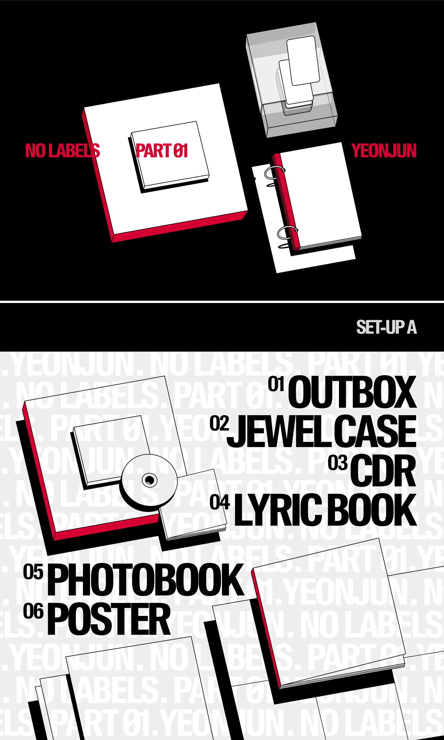 [PRE-ORDER] [MAKESTAR EXCLUSIVE] YEONJUN ALBUM [NO LABELS: PART 01/STANDARD VER.]