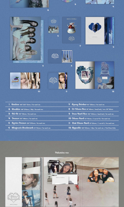 NMIXX 1ST FULL ALBUM [BLUE VALENTINE/STANDARD VER.]