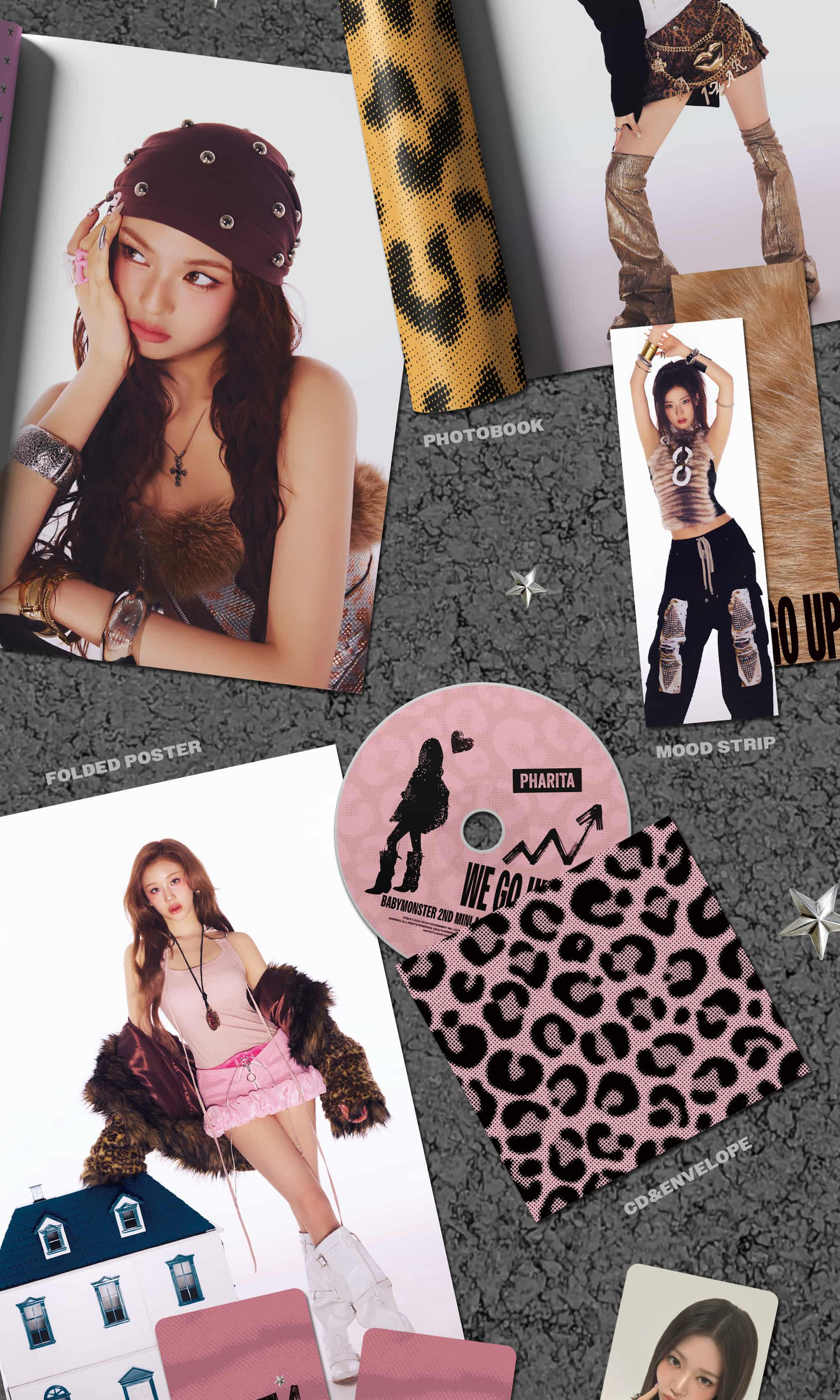 [PRE-ORDER] [MAKESTAR EXCLUSIVE] BABYMONSTER 2ND MINI ALBUM [WE GO UP/PATTERN VER.]