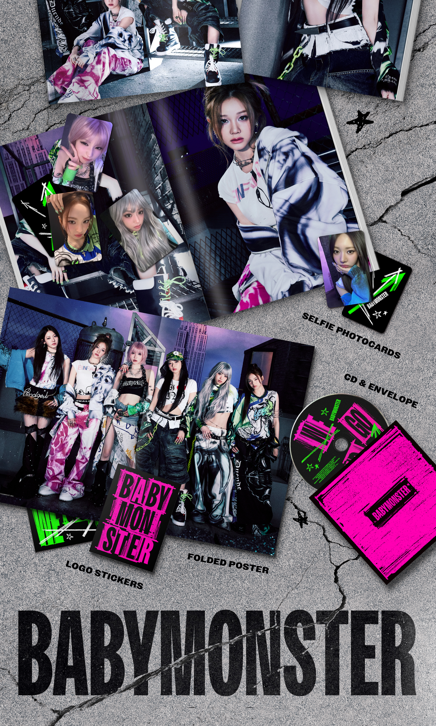 [PRE-ORDER] [MAKESTAR EXCLUSIVE] BABYMONSTER 2ND MINI ALBUM [WE GO UP/STANDARD VER.]