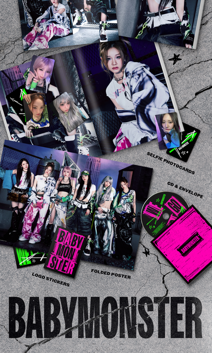[PRE-ORDER] [MAKESTAR EXCLUSIVE] BABYMONSTER 2ND MINI ALBUM [WE GO UP/STANDARD VER.]